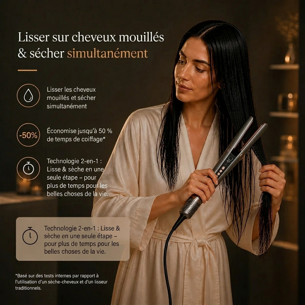 AirStraight™ 2-en-1 Blow-Dry Styler