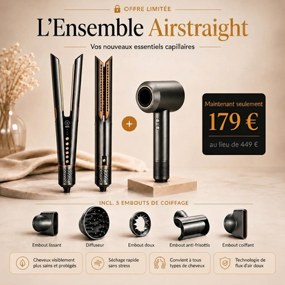 AirStraight™ 2-en-1 Blow-Dry Styler