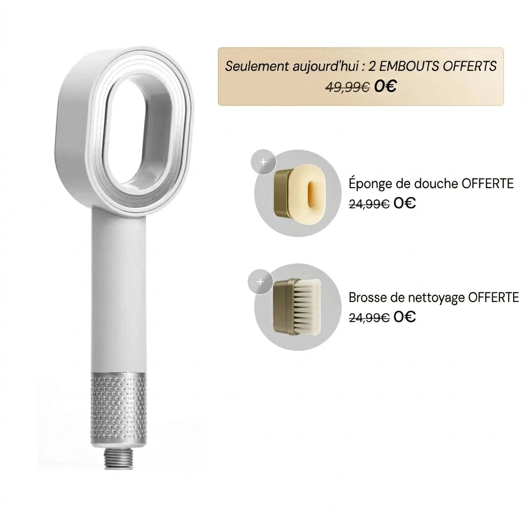 PureFlow™ 3-en-1 Beauty Filter Shower Head